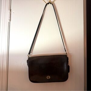 Leather Coach Crossbody Purse